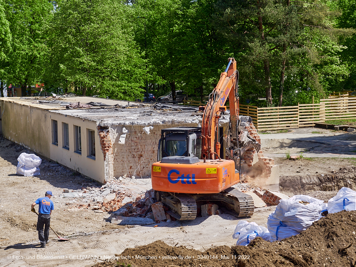 11.05.2022 - Baustelle am Haus für Kinder in Neuperlach
